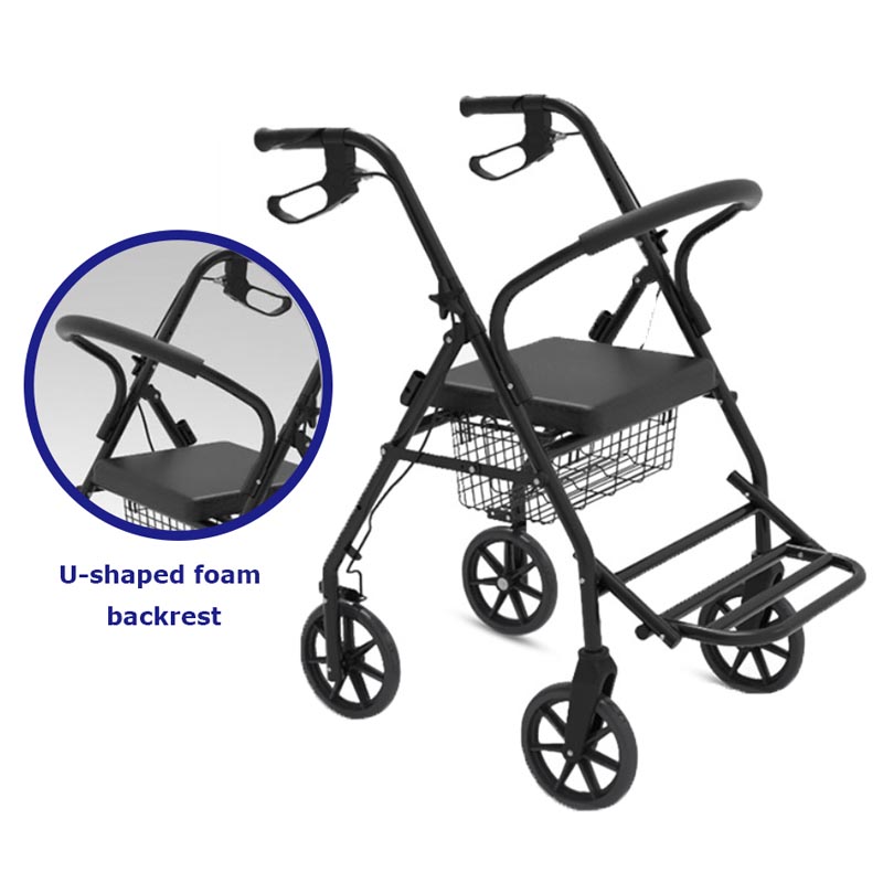 Lightweight medical adjustable personal seniors walker wheeled