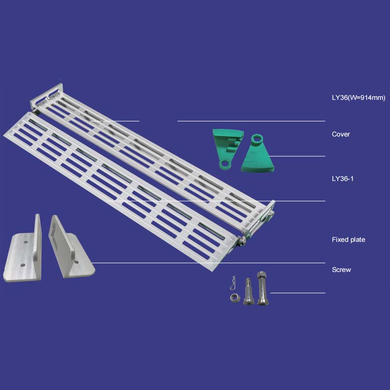 500KG Easy installation aluminum modular threshold ramp
