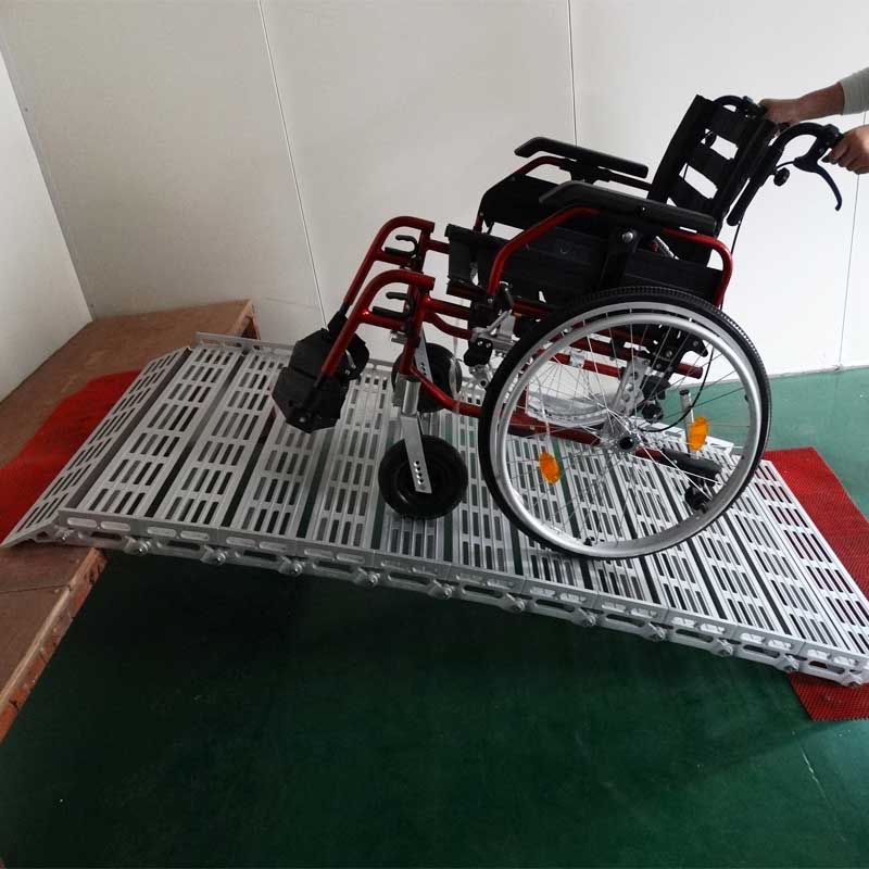 500KG Aluminum telescopic disabled ramp wheelchair